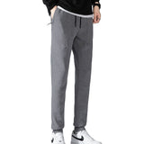 Men's Fleece Slim Trackpant Sport Joggers w Zipped Pockets Gym Casucal Trousers, Black, XS