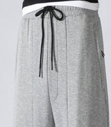 Men's Fleece Slim Trackpant Sport Joggers w Zipped Pockets Gym Casucal Trousers, Light Grey, XS