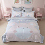 Bear Kids Quilt Cover Set - Double Size