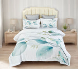 Angelis Leaves Quilt Cover Set - King Size