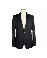 Black Milano Suit in Marlane Primatist Super 100s Wool Blend 50 IT Men