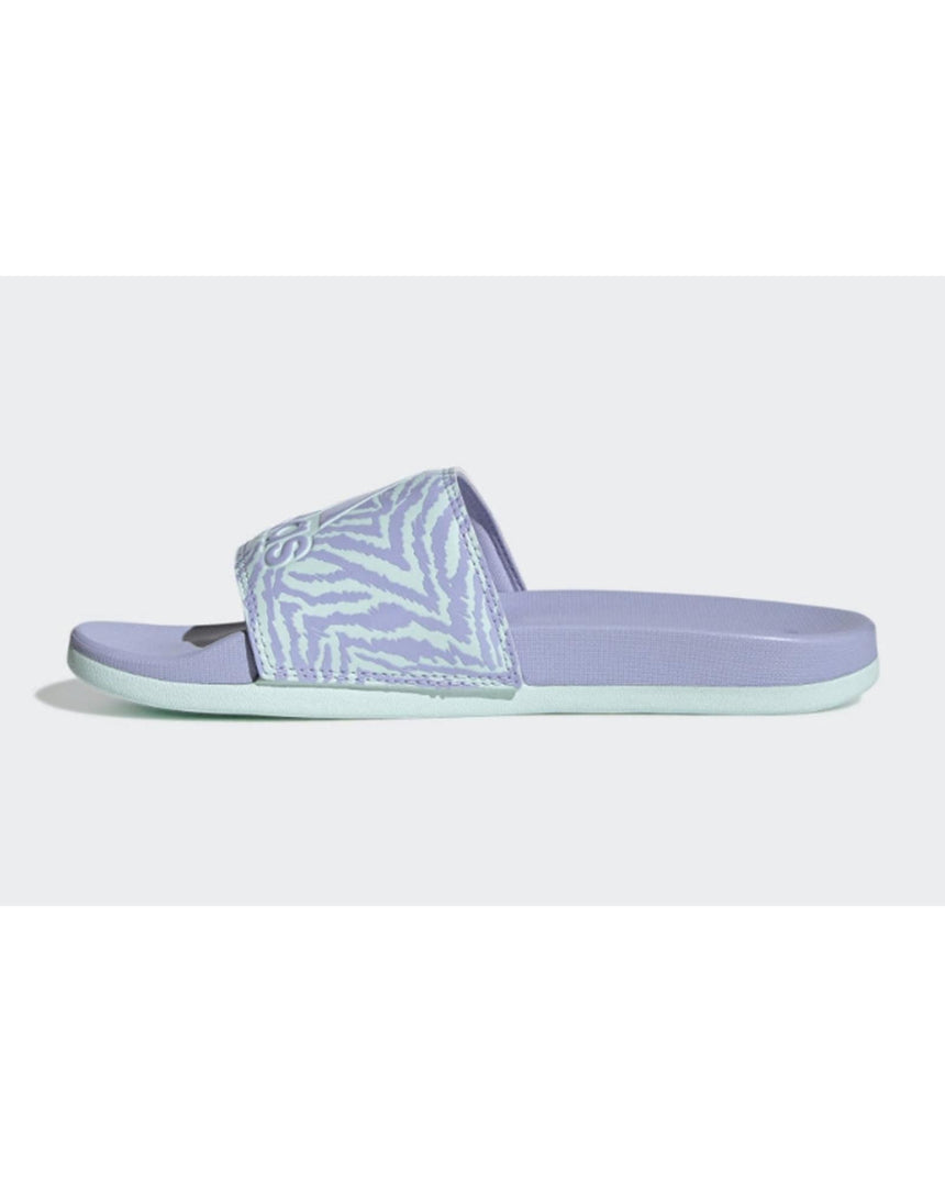 Adidas Floral Slip-On Comfort Slides in Mint - 9 US