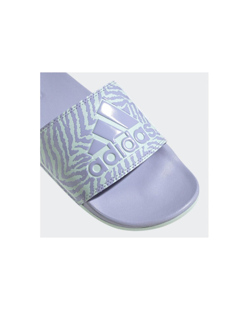 Adidas Floral Slip-On Comfort Slides in Mint - 9 US