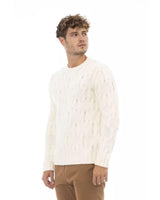 Alpha Studio Men's Beige Wool Sweater - 50 IT