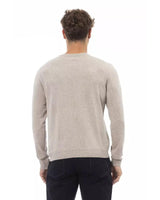 Alpha Studio Men's Beige Viscose Sweater - 48 IT