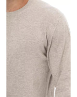 Alpha Studio Men's Beige Viscose Sweater - 48 IT