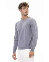 Alpha Studio Men's Light Blue Viscose Sweater - 50 IT