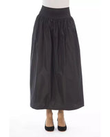 Alpha Studio Women's Brown Polyester Skirt - W44 US