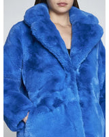 Apparis Eco-Fur Jacket with 2-Pocket Design and Front Closure M Women