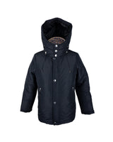 Black Aquascutum Jacket with Removable Hood and Tartan Lining 52 IT Men