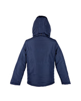 Blue Aquascutum Jacket with Removable Hood and Tartan Pattern Inside 50 IT Men