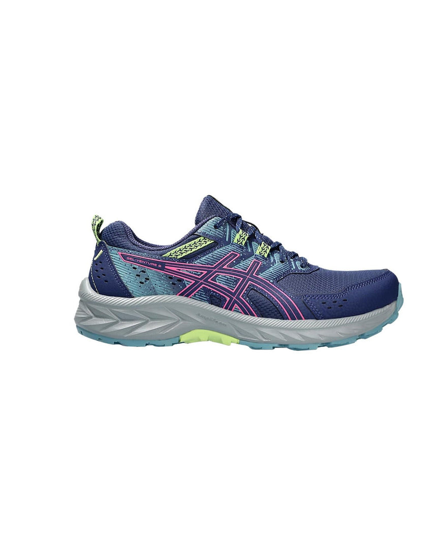 ASICS Lightweight Gel Cushioned Running Shoes for Women in Deep Ocean Hot Pink - 7 US