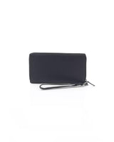 Leather Wallet with Handle and Zip Closure One Size Men