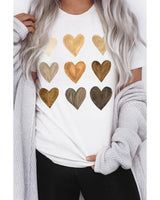 Azura Exchange Kind Heart Print T-shirt - 2XL