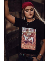 Azura Exchange LONG LIVE Cowgirls Graphic Print T-Shirt - 2XL