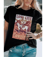 Azura Exchange LONG LIVE Cowgirls Graphic Print T-Shirt - 2XL