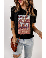 Azura Exchange LONG LIVE Cowgirls Graphic Print T-Shirt - 2XL