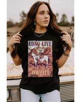 Azura Exchange LONG LIVE Cowgirls Graphic Print T-Shirt - 2XL