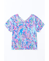 Azura Exchange Floral Print Oversized T-Shirt - L