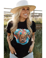 Azura Exchange Animal Head Graphic Western T-shirt - 2XL