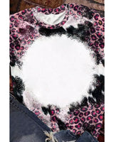 Azura Exchange Leopard Print Bleached Tee - M