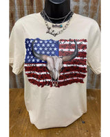 Azura Exchange American Flag Graphic Tee - M