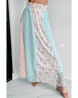 Azura Exchange Floral Print Maxi Skirt - XL