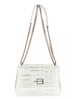 Baldinini Leather Shoulder Bag with Logo Hardware One Size Women