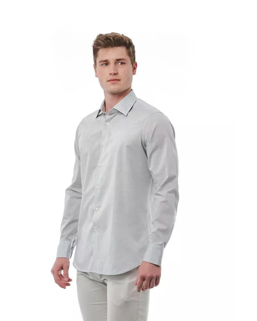 Bagutta Men's Gray Cotton Shirt - L