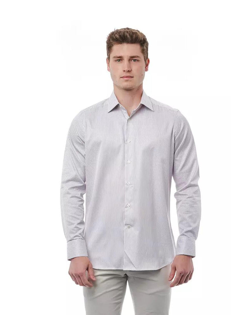 Bagutta Men's White Cotton Shirt - S