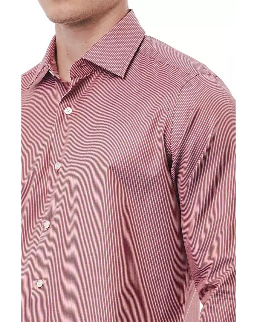 Bagutta Men's Red Cotton Shirt - M