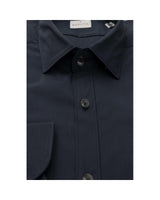 Bagutta Men's Blue Cotton Shirt - 44 IT