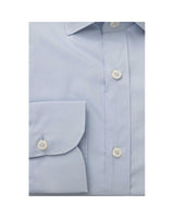 Bagutta Men's Light Blue Cotton Shirt - L