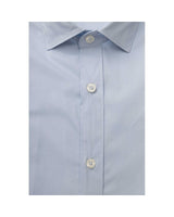 Bagutta Men's Light Blue Cotton Shirt - XL