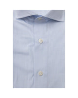 Bagutta Men's Light Blue Cotton Shirt - L