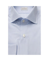 Bagutta Men's Light Blue Cotton Shirt - XL