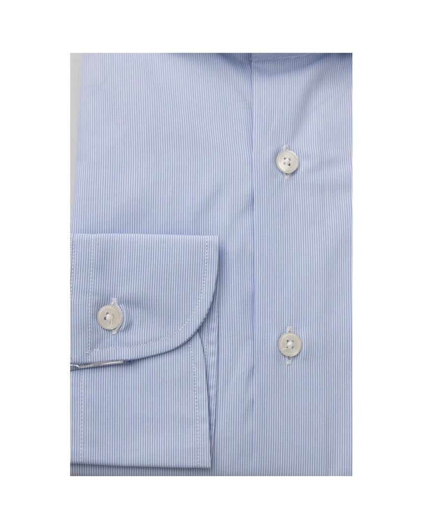 Bagutta Men's Light Blue Cotton Shirt - XL