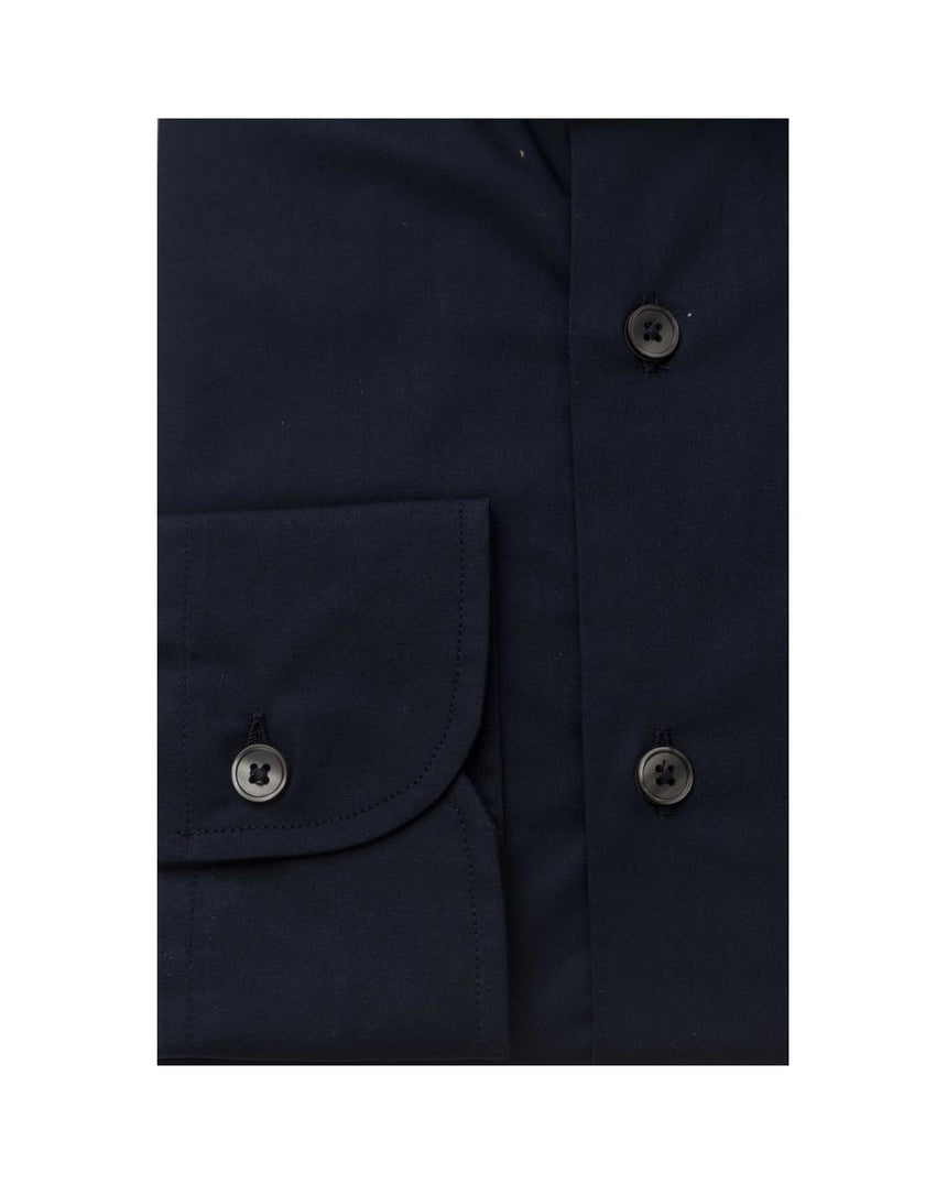 Bagutta Men's Blue Cotton Shirt - 44 IT