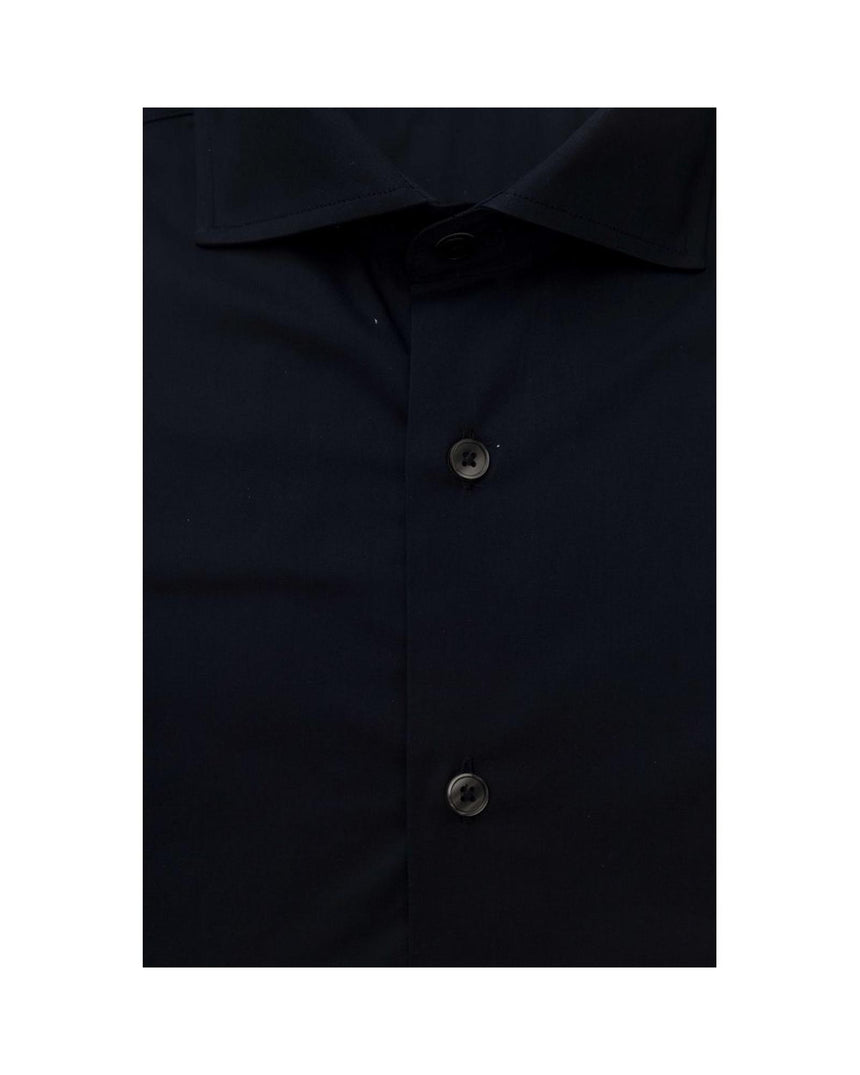 Bagutta Men's Blue Cotton Shirt - 44 IT