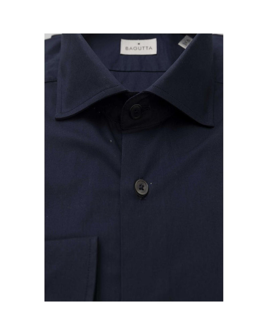 Bagutta Men's Blue Cotton Shirt - L