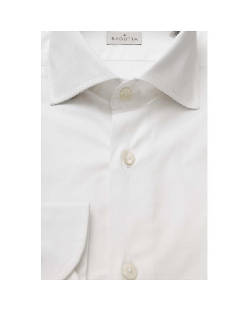 Bagutta Men's White Cotton Shirt - XL