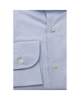 Bagutta Men's Light Blue Cotton Shirt - L