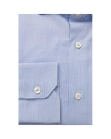 Bagutta Men's Light Blue Cotton Shirt - L