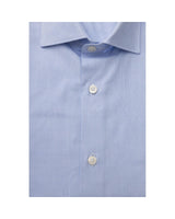 Bagutta Men's Light Blue Cotton Shirt - L