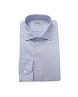 Bagutta Men's Light Blue Cotton Shirt - L