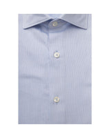 Bagutta Men's Light Blue Cotton Shirt - XL