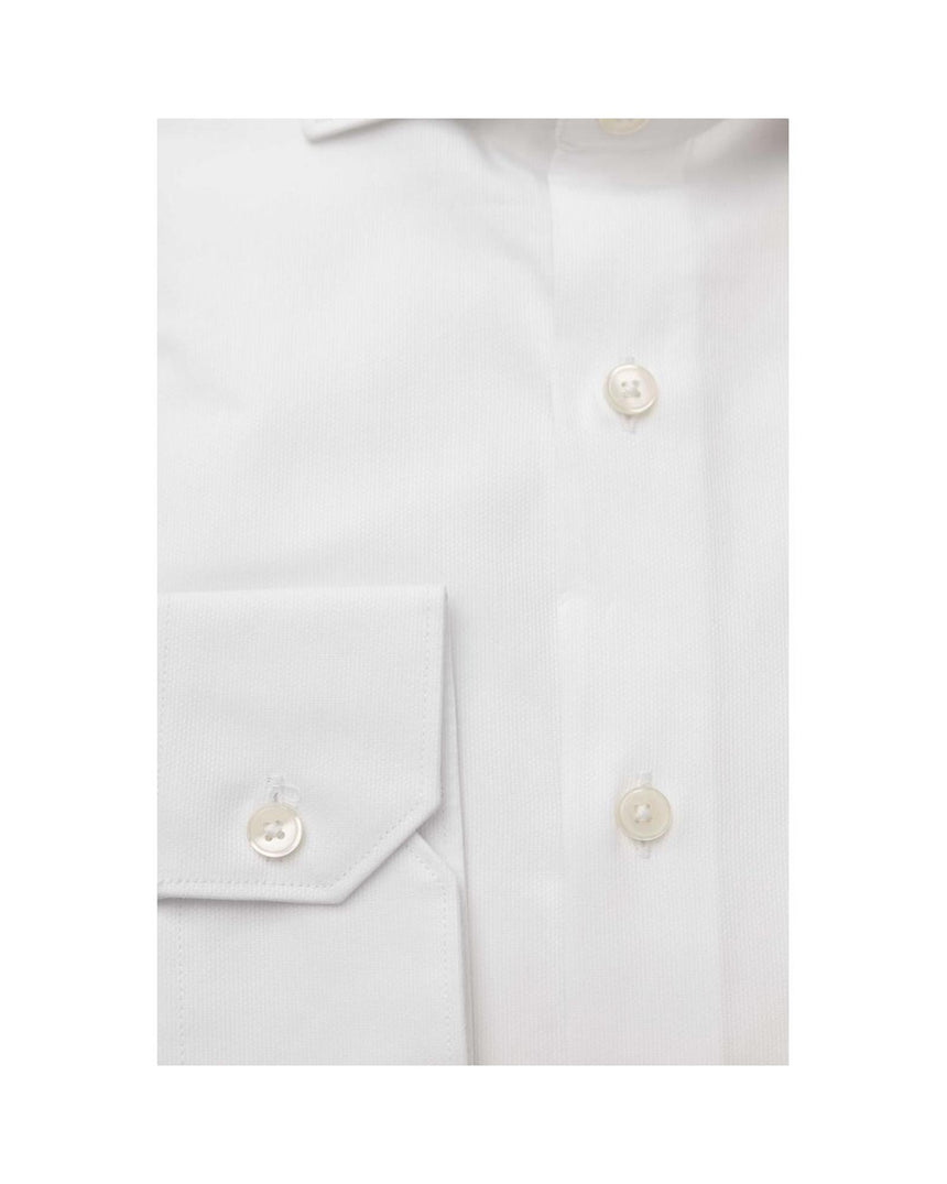 Bagutta Men's White Cotton Shirt - XL