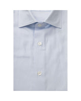 Bagutta Men's Light Blue Cotton Shirt - L