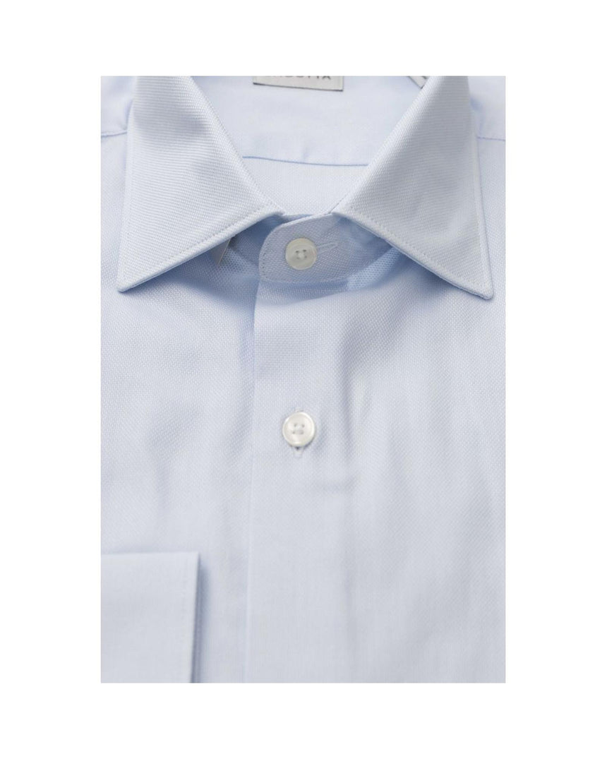 Bagutta Men's Light Blue Cotton Shirt - XL