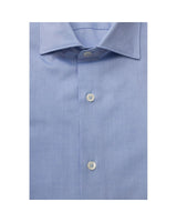 Bagutta Men's Light Blue Cotton Shirt - L